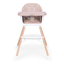 Laste söögitool 2-in-1, beež, ECOTOYS