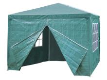 Aedade kaubanduslik paviljonitelk, 3x3 m, 4 seina, roheline, MultiGarden