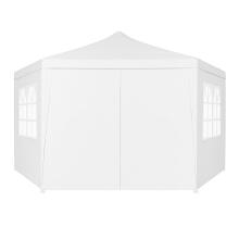 Aedade Kaubanduse Paviljon Telk 2x2x2 m Akendega Valge MultiGarden