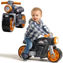 FALK Ride-On jooksuauto Vaiksed rattad Motor Prem1er Retro Must 12m+