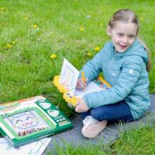 WOOPIE Magnettahvel lastele Montessori MagPad Dinosaurus