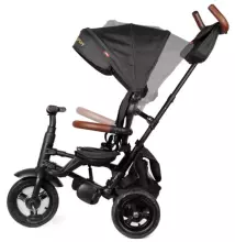 Bebe Basic Rito Deluxe Art.254139 Brown Laste kolmerattaline lenkstangiga, katuse ja täispuhutavate ratastega