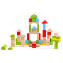 CLASSIC WORLD Puidust Plokid Lastele 50 tk