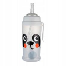 CANPOL BABIES lekkekindel spordipudel raskuskõrrega BabiesBoo panda, 270 ml, 56/510_whi