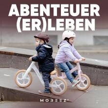 Moreez Balance Bike Art.255178 Pink Children's bicycle - runner with metal frame