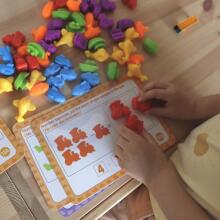 WOOPIE Hariduskomplekt Õppimine Arvutama Montessori Värvi Sorter 2tk