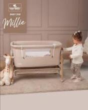 Lorelli Millie Art.10080732507 Beige Cot for comfortable co-sleeping 2 in 1