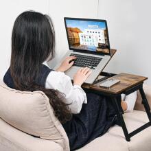 Vasmia Laptop Table Art.255639 Kandik sülearvutile 34.9 x 69 x 32  cm voodialune laud kokkupandav maalikunstiline