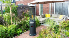 Gaasi terrassi kütteseade, 13 kW, terrassile, aeda ja patiole, regulaator, voolik, kate, MultiGarden