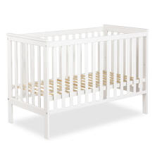 Klups Stars Collection Iwon Art.256072 White Laste puidust võrevoodi piirdega, 120x60 cm