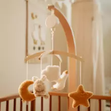 Little Dutch puidust muusikamobiil Newborn Naturals FSC Art.8400