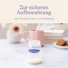 Lansinoh Breastmilk Storage Bottles Art.20417 Piima Säilitamise Pudelit 4 tk