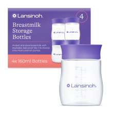 Lansinoh Breastmilk Storage Bottles Art.20417 Piima Säilitamise Pudelit 4 tk