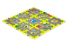 Vahtmatid lastele linn 9 elementi 90.5x90,5cm IPLAY