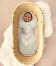 Love To Dream Swaddle Up  Art.LTD-L1003232WHTXS Superstar Puuvillast mähkimiskott mugavaks uneks, mähkimine XS korda.