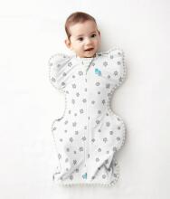 Love To Dream Swaddle Up Bambusa S Art.LTD-L1001324WHTS Rainbow Puuvillast mähkimiskott mugavaks uneks, mähkimine S-korda.