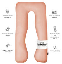 La Bebe™ Cushy Maternity Pillow Art.91914 Peach