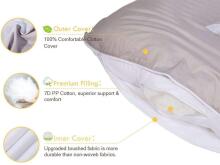 La Bebe™ Cushy Maternity Pillow Art.91911 Beige caramel