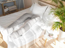 La Bebe™ Cushy Maternity Pillow Art.91919  Light Grey