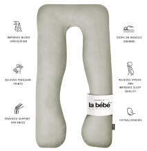 La Bebe™ Cushy Maternity Pillow Art.91919  Light Grey