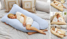 La Bebe™ Cushy Maternity Pillow Art.91910 White