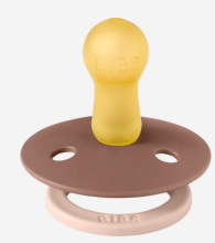 Bibs Studio Colour Round Art.257319 Woodhuck  Pacifier, 100% natural  0-6  (2pcs)