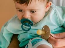 Bibs Studio Colour Round Art.257320 Hunter Green  Pacifier, 100% natural  0-6  (2pcs)