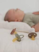 Bibs Studio Colour Round Art.257320 Hunter Green  Pacifier, 100% natural  0-6  (2pcs)