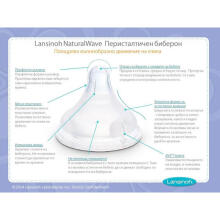 Lansinoh NaturalWave® Slow Flow Teats GB Art.75900 Natural Wave lutt, 2 tk,