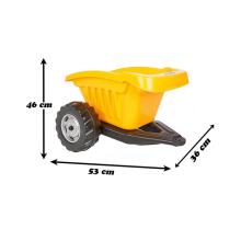 WOOPIE ACTIVE TRAILER Kollane 35 kg