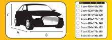PEVA CAR COVER SHIELD SIZE 457x166x120cm