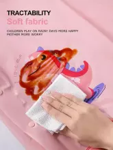 Kids Soft Raincoat Dino Art.258547 Blue  Rain-Coat