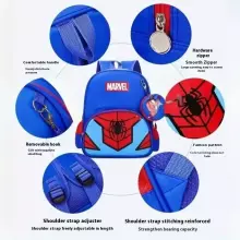 Children School Backpack Spiderman Art.258556 Vikerkaare