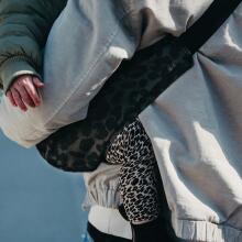 Wildride Toddler Swing Carrier Art.258806 Grey Leopard
