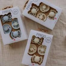 Frigg Limited Autumn Collection Latex Art.101515 Cream/Cocao Pacifier (nipple) made of 100% natural rubber 6-18 months (2 pcs.)