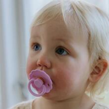 Frigg Daisy Round Latex Art.101946 Peony/Cedar Pacifier (nipple) made of 100% natural rubber 0-6 months (2 pcs.)