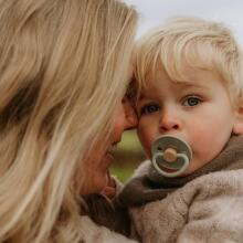 Frigg Little Viking Round Latex Art.10528 Holger Pacifier (nipple) made of 100% natural rubber 6-18months (1 pcs.)