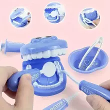 Doctor Set Smile Dentist Teeth Art.260088 Green  Young/brave dentist set - Superhero smile