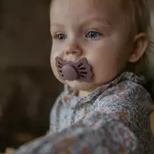Frigg Lucky Symmetrical Silicone Pacifier  Art.10586 Portobello Pacifier (nipple) made of 100% natural rubber 0-6 months (1 pcs.)
