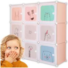 Lastetoa modulaarne kapp Springos HA0215 – 110 × 110 × 37 cm, 9 sektsiooni