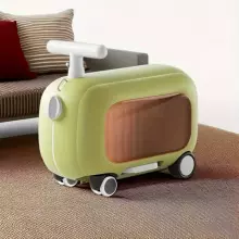 Travel Boarding Luggage Suitcase Art.260369 Blue  Kohver-iste ratastel 3 ühes