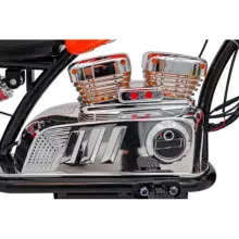 Motorcycle Chopper Warrior Art.260377 Orange Võimas 12v lapsega elektriline auto