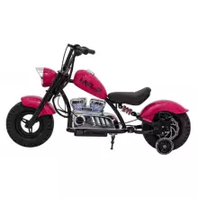 Motorcycle Chopper Warrior Art.260378 Pink Võimas 12v lapsega elektriline auto