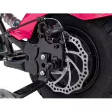Motorcycle Chopper Warrior Art.260378 Pink Võimas 12v lapsega elektriline auto