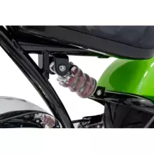 Motorcycle Chopper Warrior Art.260379 Green Võimas 12v lapsega elektriline auto