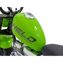 Motorcycle Chopper Warrior Art.260379 Green Võimas 12v lapsega elektriline auto