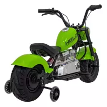 Motorcycle Chopper Warrior Art.260379 Green Võimas 12v lapsega elektriline auto