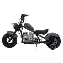 Motorcycle Chopper Warrior Art.260380 Grey Võimas 12v lapsega elektriline auto