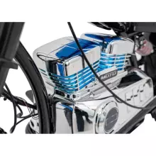 Motorcycle Chopper Warrior Art.260382 Black Võimas 12v lapsega elektriline auto