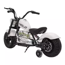 Motorcycle Chopper Warrior Art.260383 White Võimas 12v lapsega elektriline auto
